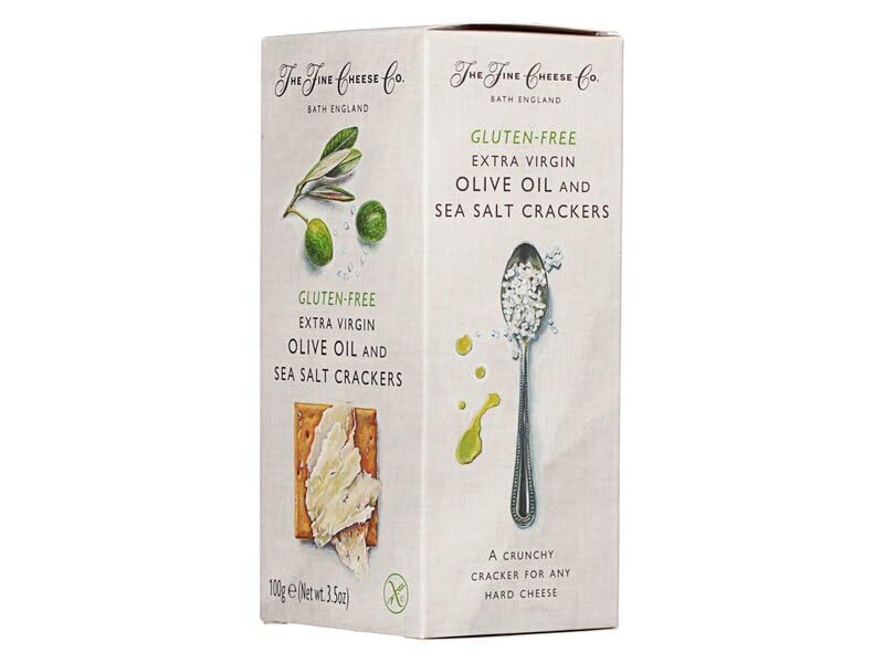 The Fine Cheese Co. Gluten-Free Cracker with Extra Virgin Olive Oil & Sea Salt | 3.9 oz