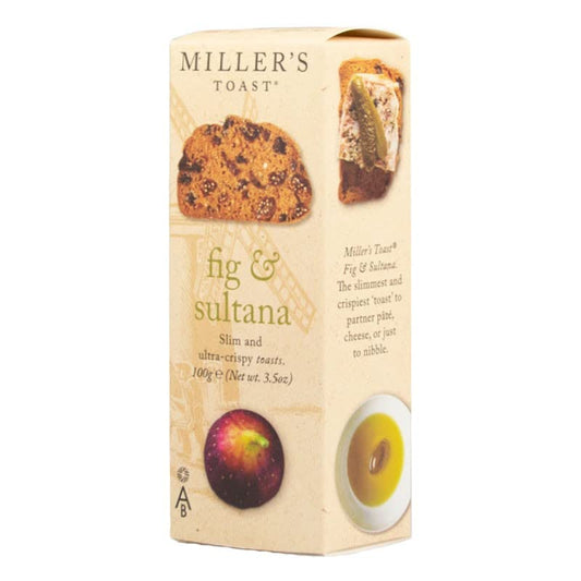 Miller's Artisan Biscuits Toast with Fig & Sultana | 3.5 oz