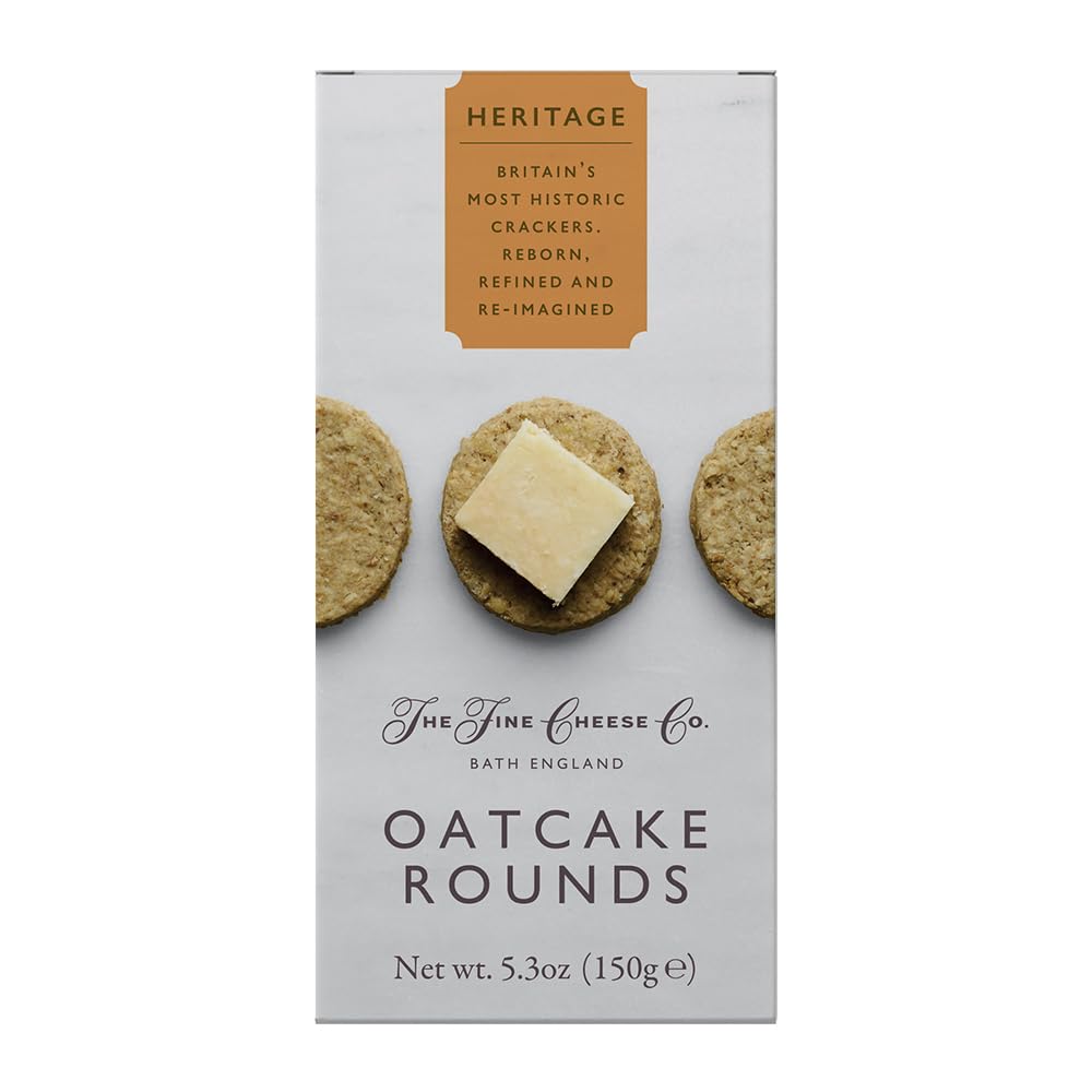 The Fine Cheese Co. Oatcake Rounds | Gluten-Free Oat Crackers | 5.3 oz