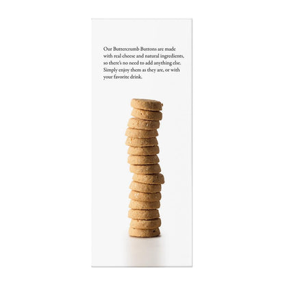 The Fine Cheese Co. Parmigiano-Reggiano Buttercrumb Buttons Snack Crackers | 37% Real Italian Cheese | 4.4 oz