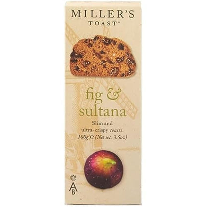 Miller's Artisan Biscuits Toast with Fig & Sultana | 3.5 oz