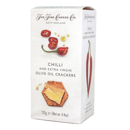 The Fine Cheese Co. Spicy Chili Pepper & Extra Virgin Olive Oil Flavored Crackers | 4.4 ounce