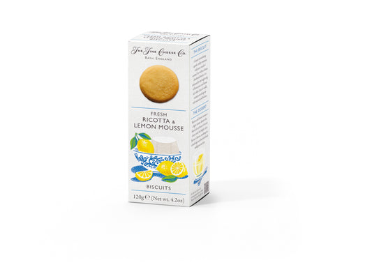 The Fine Cheese Co. Ricotta & Lemon Mousse Cheesecake Butter Cookies | 4.2 oz