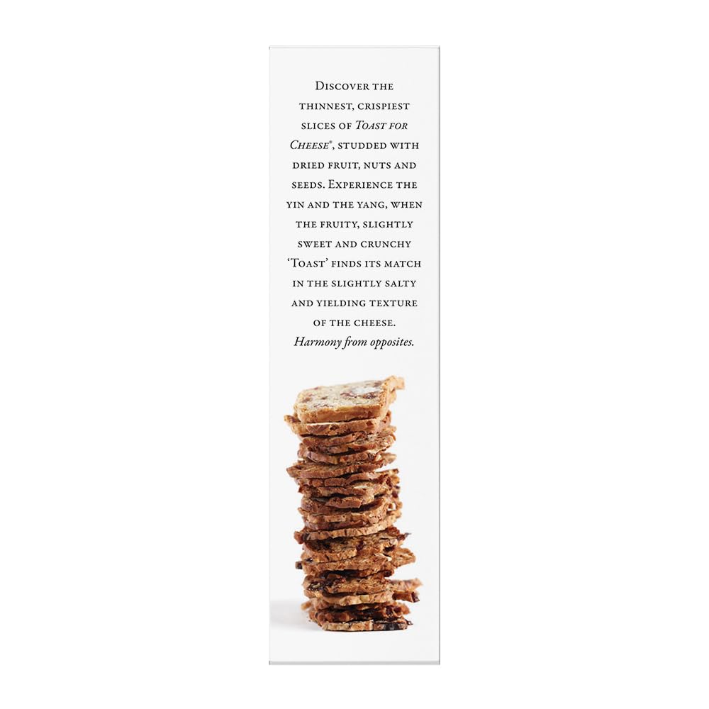 The Fine Cheese Co. Toast for Cheese with Cherries, Almonds & Linseeds | 3.5 oz