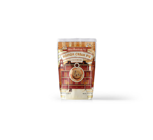 Miller's Miss American Pie Artisan Biscuits Boston Cream Pie Cookies | 2.6 oz