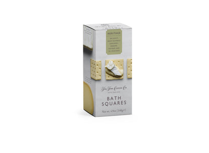 The Fine Cheese Co. Bath Squares Crackers | Made with British Butter | 4.9 oz