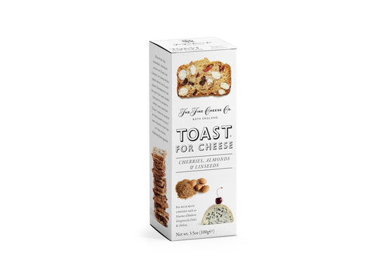 The Fine Cheese Co. Toast for Cheese with Cherries, Almonds & Linseeds | 3.5 oz