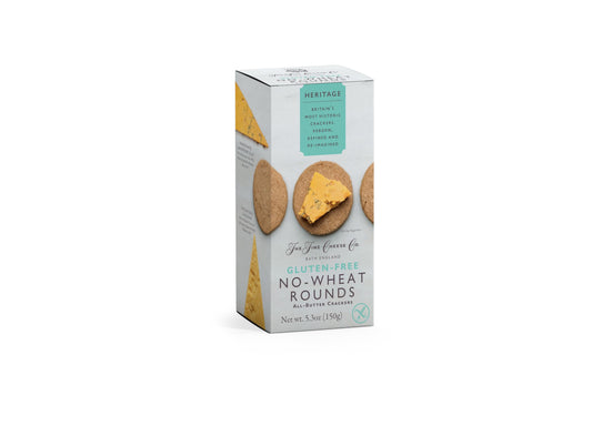 The Fine Cheese Co. No-Wheat Rounds | Gluten-Free Crackers | 5.3 oz