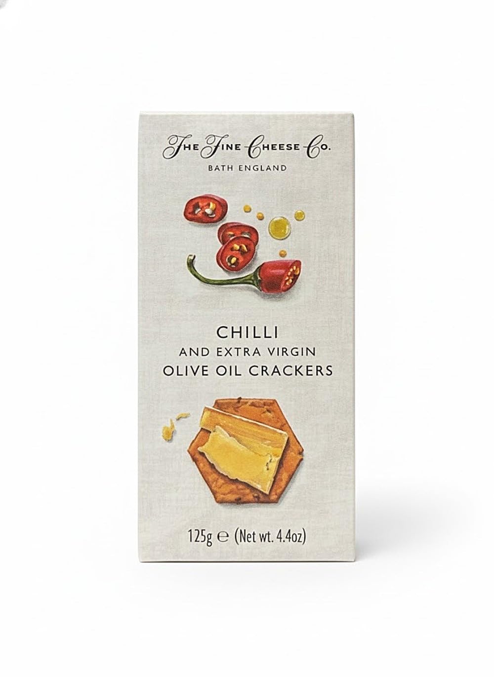 The Fine Cheese Co. Spicy Chili Pepper & Extra Virgin Olive Oil Flavored Crackers | 4.4 ounce