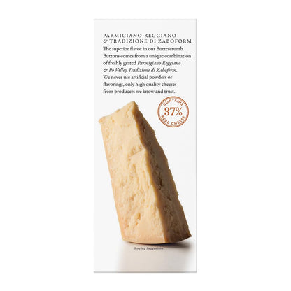 The Fine Cheese Co. Parmigiano-Reggiano Buttercrumb Buttons Snack Crackers | 37% Real Italian Cheese | 4.4 oz